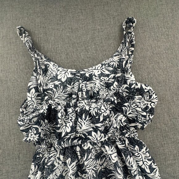 North Shore Sun Dress One Size Pineapples Scoop Neck Adjustable Straps Rayon - Picture 10 of 11